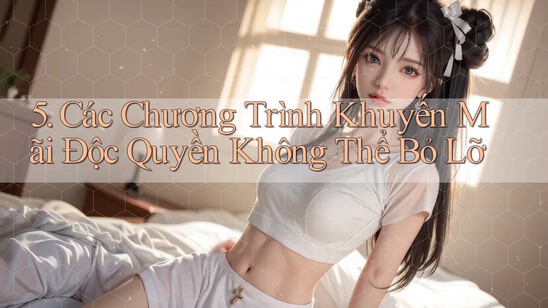 5. Các Chương Trình Khuyến Mãi Độc Quyền Không Thể Bỏ Lỡ 5. Các Chương Trình Khuyến Mãi Độc Quyền Không Thể Bỏ Lỡ
