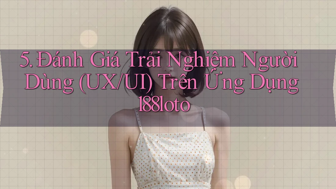 5. Đánh Giá Trải Nghiệm Người Dùng (UX/UI) Trên Ứng Dụng 188loto 5. Đánh Giá Trải Nghiệm Người Dùng (UX/UI) Trên Ứng Dụng 188loto