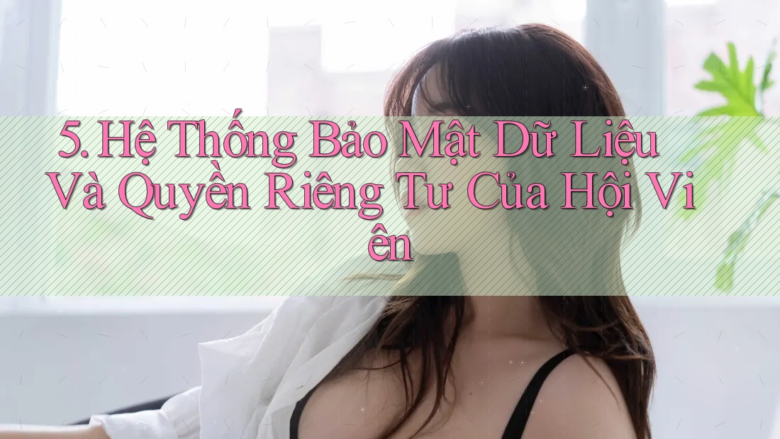 5. Hệ Thống Bảo Mật Dữ Liệu Và Quyền Riêng Tư Của Hội Viên 5. Hệ Thống Bảo Mật Dữ Liệu Và Quyền Riêng Tư Của Hội Viên