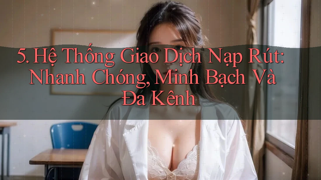 5. Hệ Thống Giao Dịch Nạp Rút: Nhanh Chóng, Minh Bạch Và Đa Kênh 5. Hệ Thống Giao Dịch Nạp Rút: Nhanh Chóng, Minh Bạch Và Đa Kênh