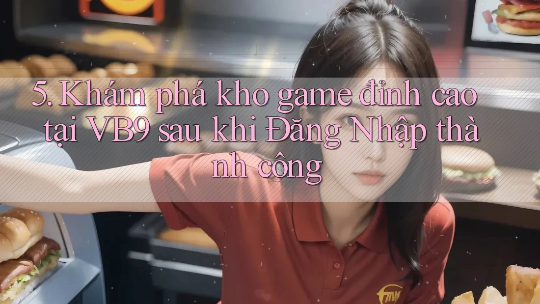 5. Khám phá kho game đỉnh cao tại VB9 sau khi Đăng Nhập thành công