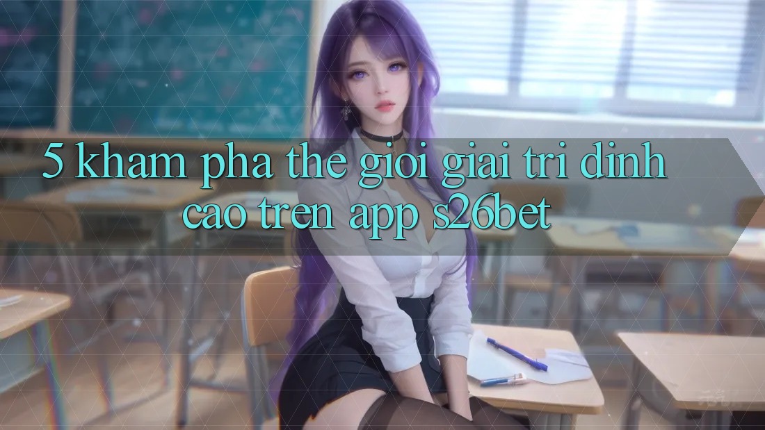 5. Khám Phá Thế Giới Giải Trí Đỉnh cao Trên App S26bet