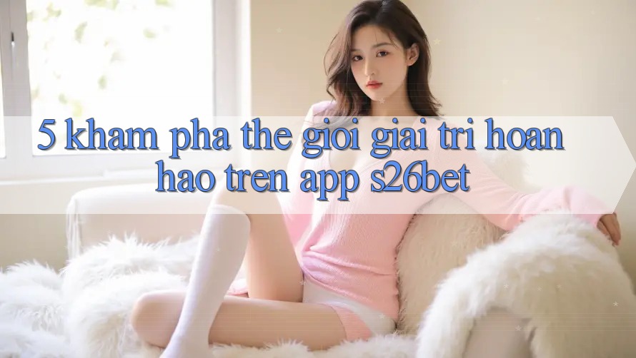5. Khám Phá Thế Giới Giải Trí Hoàn hảo Trên App S26bet