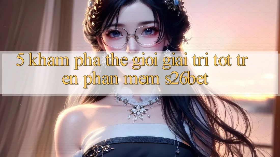 5. Khám Phá Thế Giới Giải Trí Tốt Trên Phần mềm S26bet 5. Khám Phá Thế Giới Giải Trí Tốt Trên Phần mềm S26bet