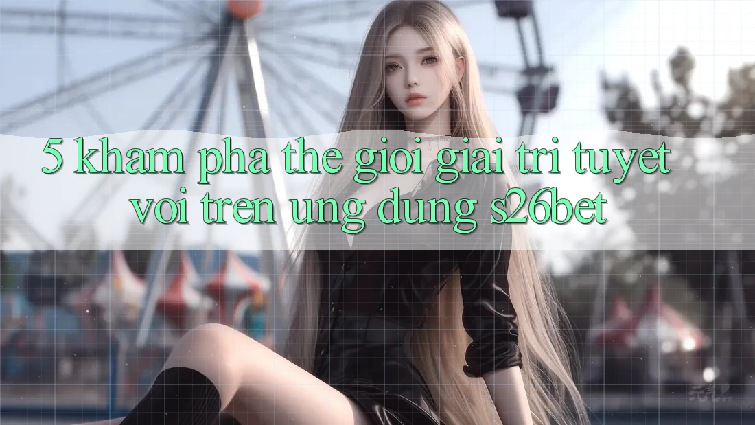 5. Khám Phá Thế Giới Giải Trí Tuyệt vời Trên Ứng dụng S26bet 5. Khám Phá Thế Giới Giải Trí Tuyệt vời Trên Ứng dụng S26bet