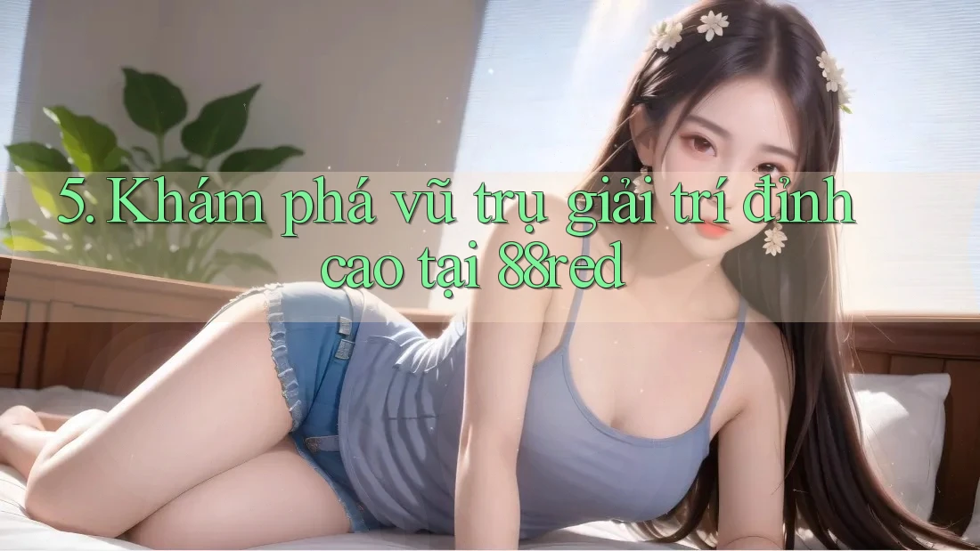 5. Khám phá vũ trụ giải trí đỉnh cao tại 88red 5. Khám phá vũ trụ giải trí đỉnh cao tại 88red