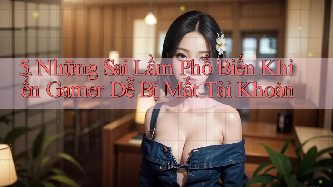 5. Những Sai Lầm Phổ Biến Khiến Gamer Dễ Bị Mất Tài Khoản
