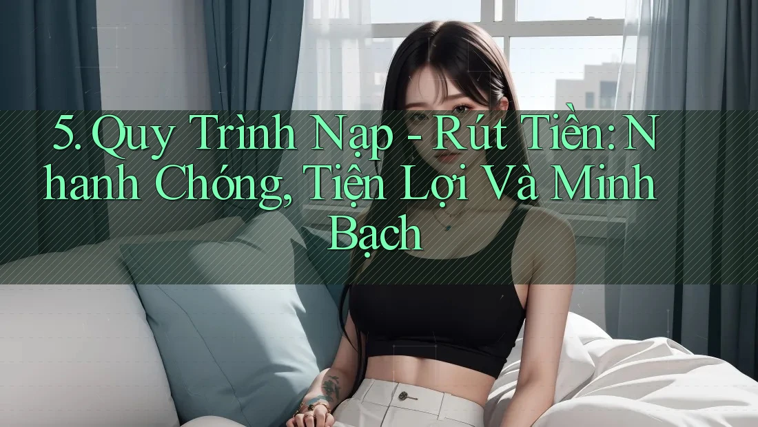 5. Quy Trình Nạp - Rút Tiền: Nhanh Chóng, Tiện Lợi Và Minh Bạch 5. Quy Trình Nạp - Rút Tiền: Nhanh Chóng, Tiện Lợi Và Minh Bạch