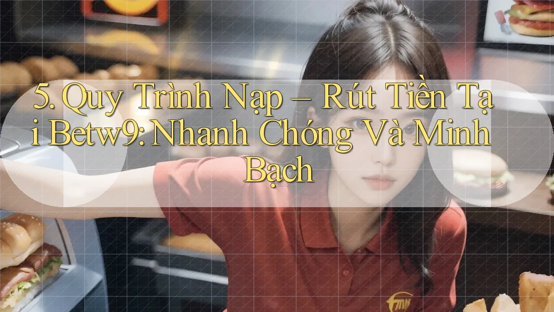 5. Quy Trình Nạp – Rút Tiền Tại Betw9: Nhanh Chóng Và Minh Bạch 5. Quy Trình Nạp – Rút Tiền Tại Betw9: Nhanh Chóng Và Minh Bạch