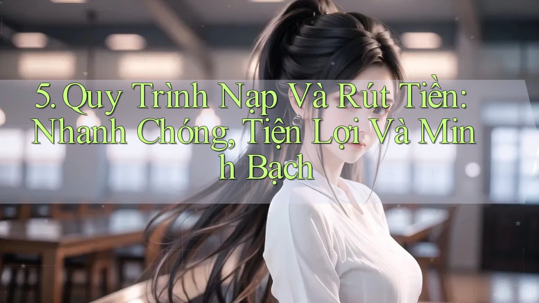 5. Quy Trình Nạp Và Rút Tiền: Nhanh Chóng, Tiện Lợi Và Minh Bạch
