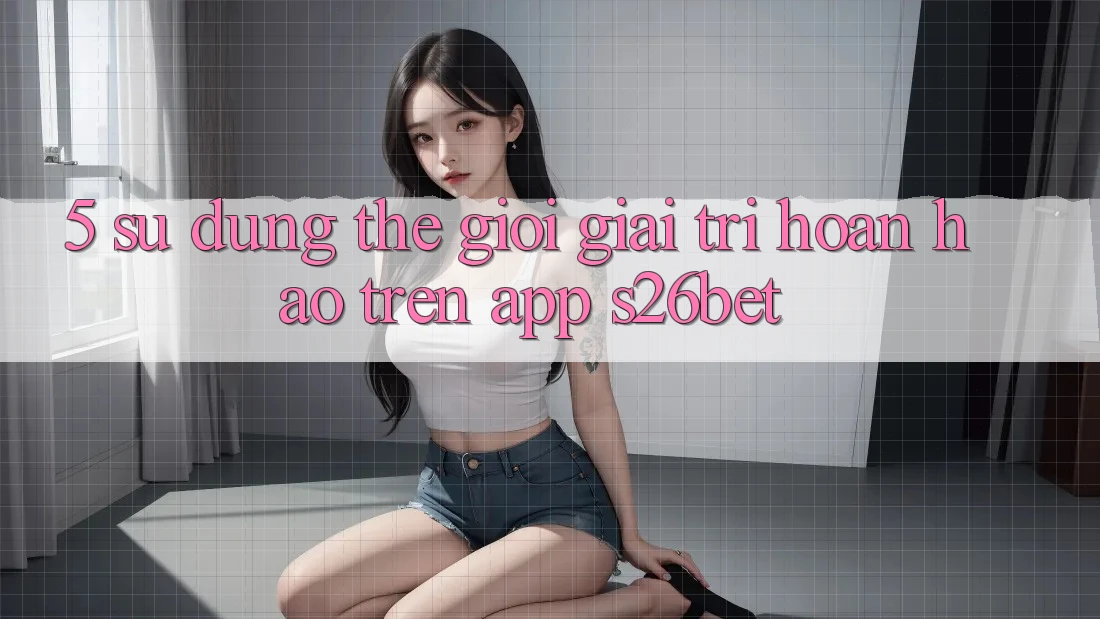 5. Sử dụng Thế Giới Giải Trí Hoàn hảo Trên App S26bet