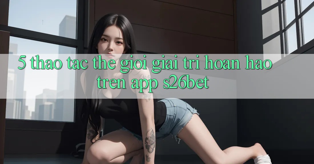 5. Thao tác Thế Giới Giải Trí Hoàn hảo Trên App S26bet 5. Thao tác Thế Giới Giải Trí Hoàn hảo Trên App S26bet