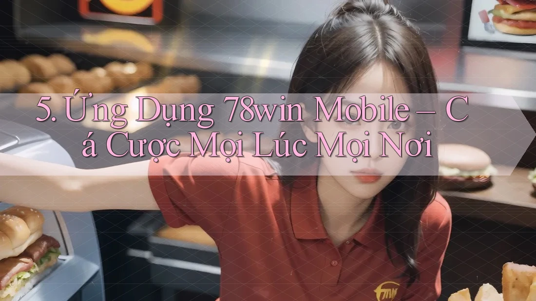 5. Ứng Dụng 78win Mobile – Cá Cược Mọi Lúc Mọi Nơi