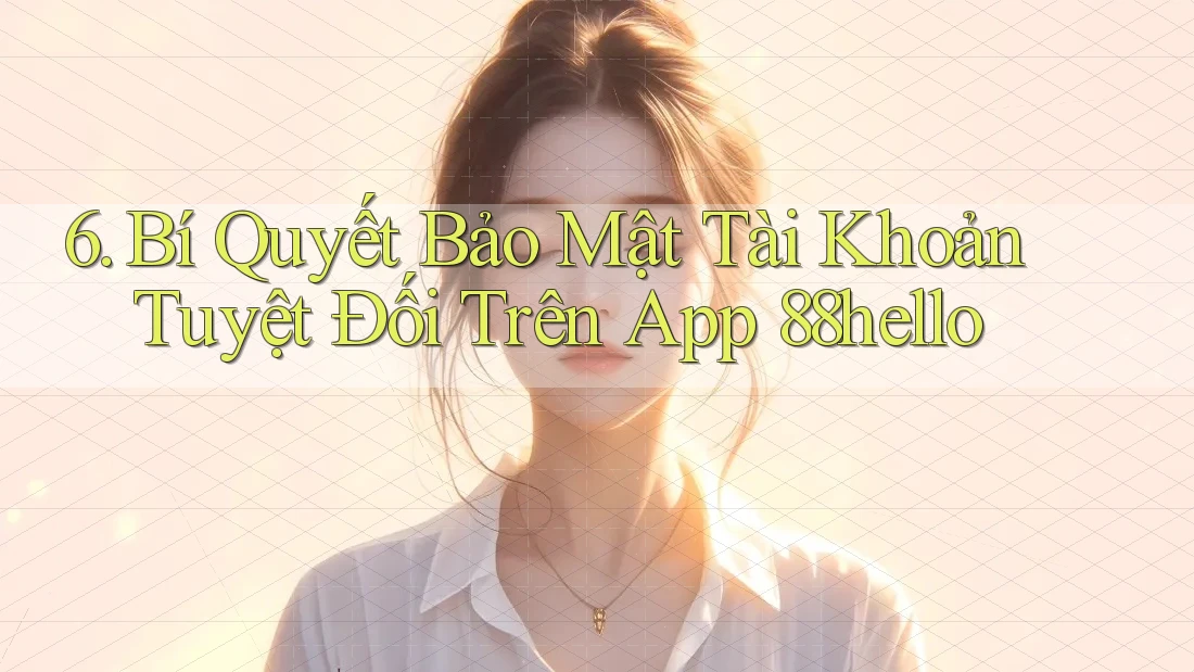6. Bí Quyết Bảo Mật Tài Khoản Tuyệt Đối Trên App 88hello 6. Bí Quyết Bảo Mật Tài Khoản Tuyệt Đối Trên App 88hello