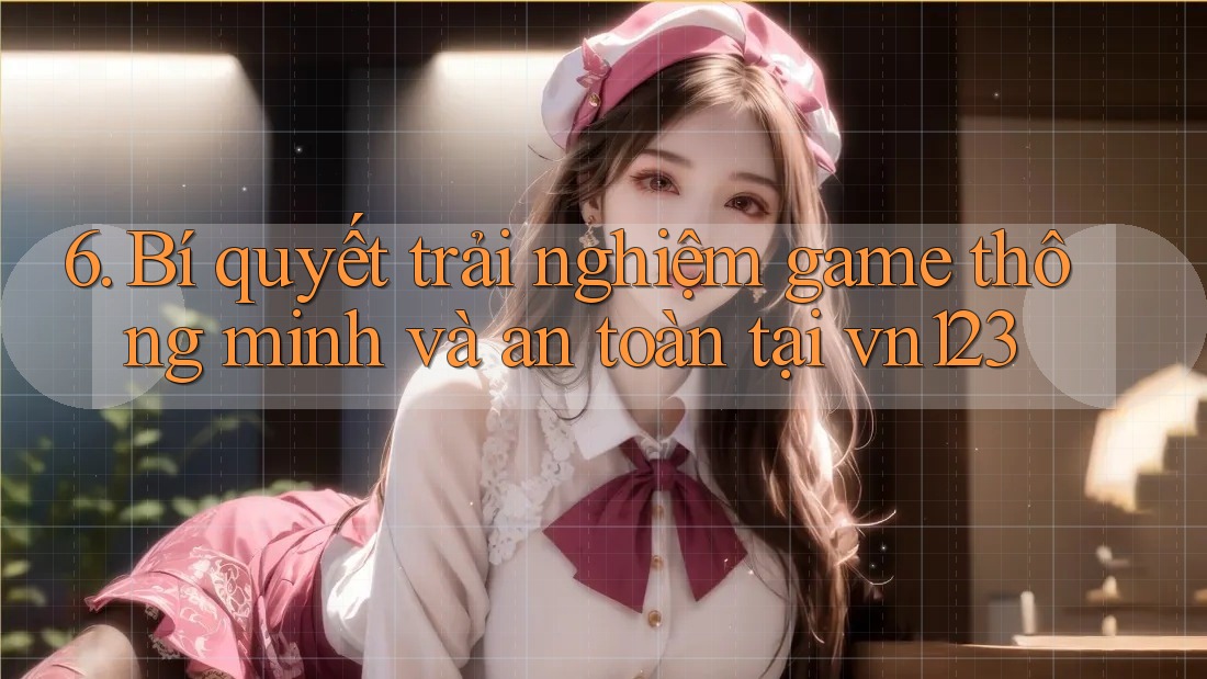 6. Bí quyết trải nghiệm game thông minh và an toàn tại vn123 6. Bí quyết trải nghiệm game thông minh và an toàn tại vn123