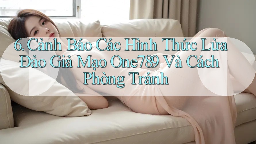 6. Cảnh Báo Các Hình Thức Lừa Đảo Giả Mạo One789 Và Cách Phòng Tránh