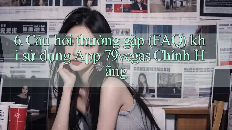 6. Câu hỏi thường gặp (FAQ) khi sử dụng App 79vegas Chính Hãng 6. Câu hỏi thường gặp (FAQ) khi sử dụng App 79vegas Chính Hãng
