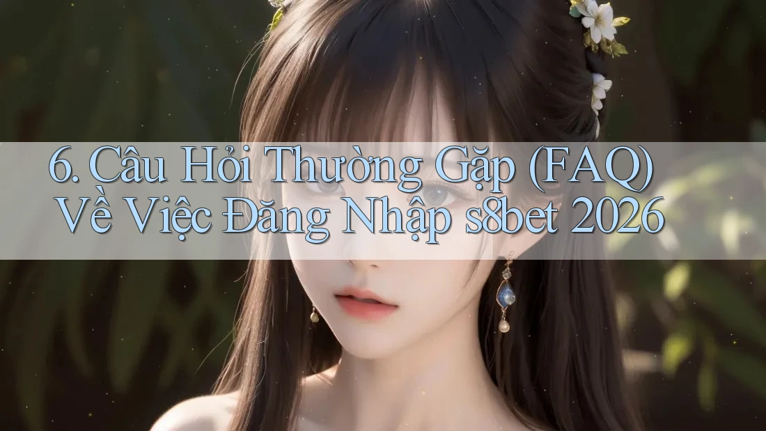 6. Câu Hỏi Thường Gặp (FAQ) Về Việc Đăng Nhập s8bet 2026 6. Câu Hỏi Thường Gặp (FAQ) Về Việc Đăng Nhập s8bet 2026