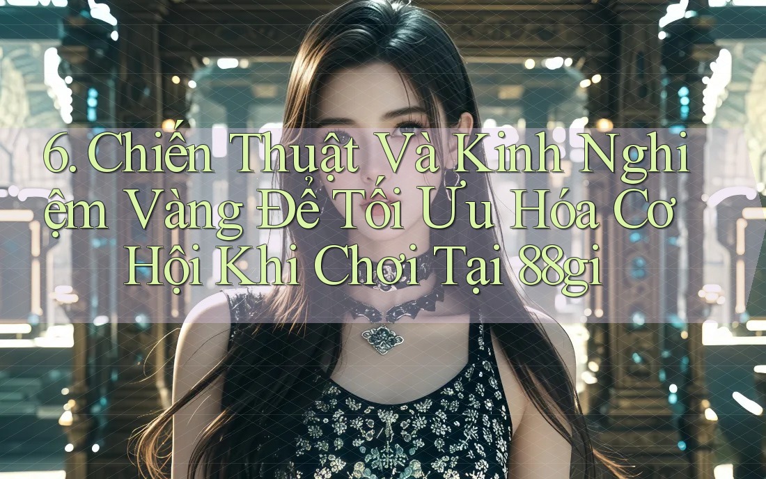 6. Chiến Thuật Và Kinh Nghiệm Vàng Để Tối Ưu Hóa Cơ Hội Khi Chơi Tại 88gi