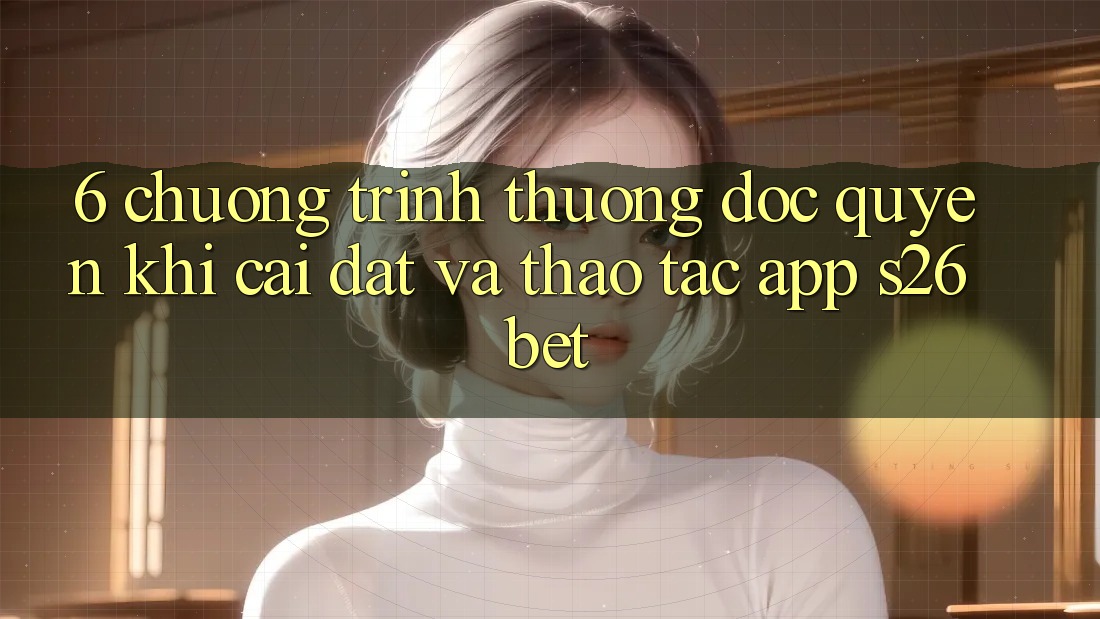 6. Chương trình thưởng Độc Quyền Khi Cài Đặt Và Thao tác App S26bet 6. Chương trình thưởng Độc Quyền Khi Cài Đặt Và Thao tác App S26bet