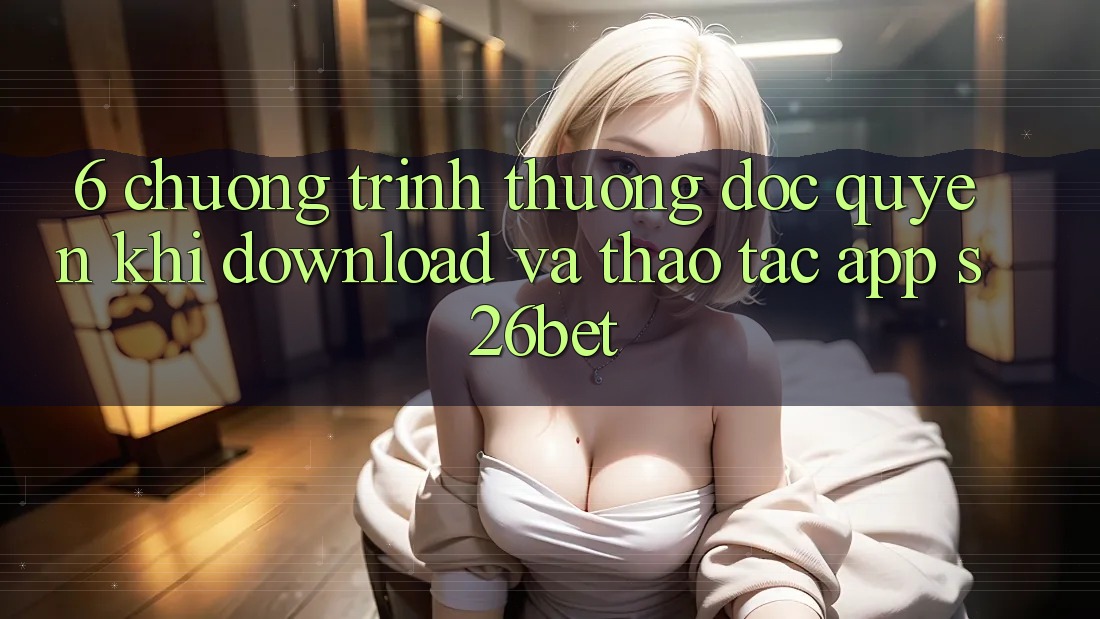 6. Chương trình thưởng Độc Quyền Khi Download Và Thao tác App S26bet