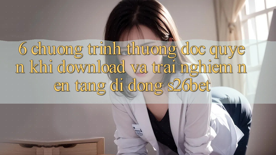 6. Chương trình thưởng Độc Quyền Khi Download Và Trải nghiệm Nền tảng di động S26bet 6. Chương trình thưởng Độc Quyền Khi Download Và Trải nghiệm Nền tảng di động S26bet
