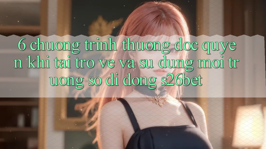 6. Chương trình thưởng Độc Quyền Khi Tải trở về Và Sử Dụng Môi trường số di động S26bet