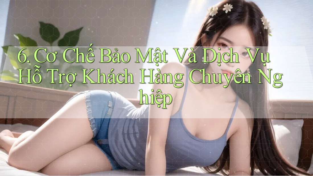 6. Cơ Chế Bảo Mật Và Dịch Vụ Hỗ Trợ Khách Hàng Chuyên Nghiệp