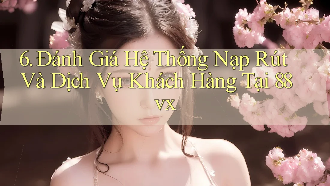 6. Đánh Giá Hệ Thống Nạp Rút Và Dịch Vụ Khách Hàng Tại 88vx 6. Đánh Giá Hệ Thống Nạp Rút Và Dịch Vụ Khách Hàng Tại 88vx