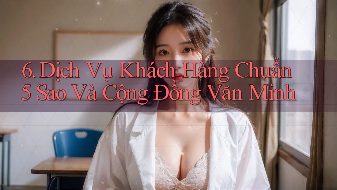 6. Dịch Vụ Khách Hàng Chuẩn 5 Sao Và Cộng Đồng Văn Minh 6. Dịch Vụ Khách Hàng Chuẩn 5 Sao Và Cộng Đồng Văn Minh