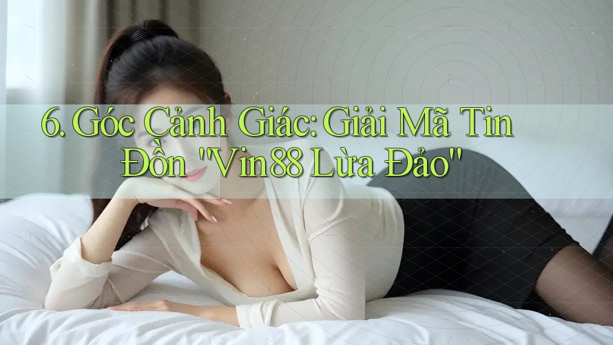 6. Góc Cảnh Giác: Giải Mã Tin Đồn “Vin88 Lừa Đảo”