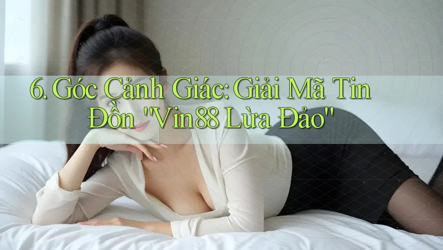 6. Góc Cảnh Giác: Giải Mã Tin Đồn “Vin88 Lừa Đảo”