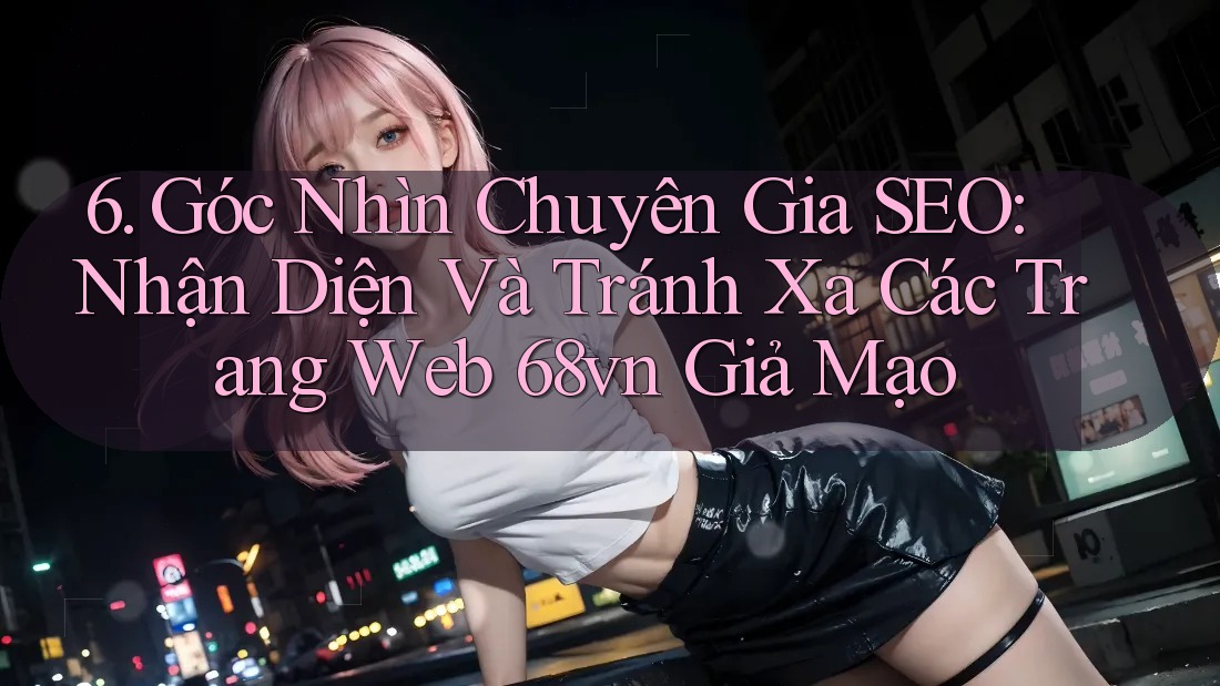 6. Góc Nhìn Chuyên Gia SEO: Nhận Diện Và Tránh Xa Các Trang Web 68vn Giả Mạo 6. Góc Nhìn Chuyên Gia SEO: Nhận Diện Và Tránh Xa Các Trang Web 68vn Giả Mạo