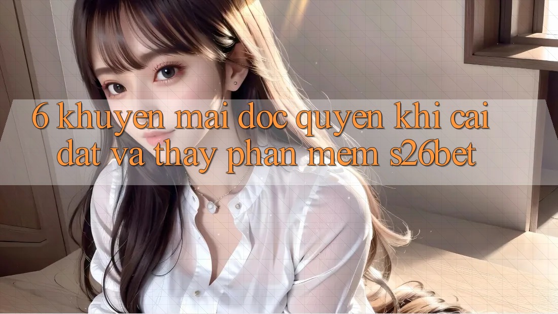 6. Khuyến Mãi Độc Quyền Khi Cài Đặt Và Thấy Phần mềm S26bet