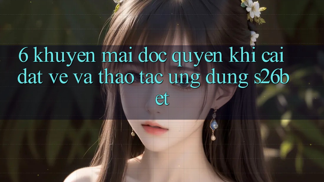 6. Khuyến Mãi Độc Quyền Khi Cài đặt về Và Thao tác Ứng dụng S26bet 6. Khuyến Mãi Độc Quyền Khi Cài đặt về Và Thao tác Ứng dụng S26bet