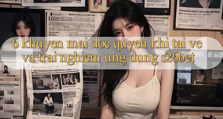 6. Khuyến Mãi Độc Quyền Khi Tải về Và Trải nghiệm Ứng dụng S26bet