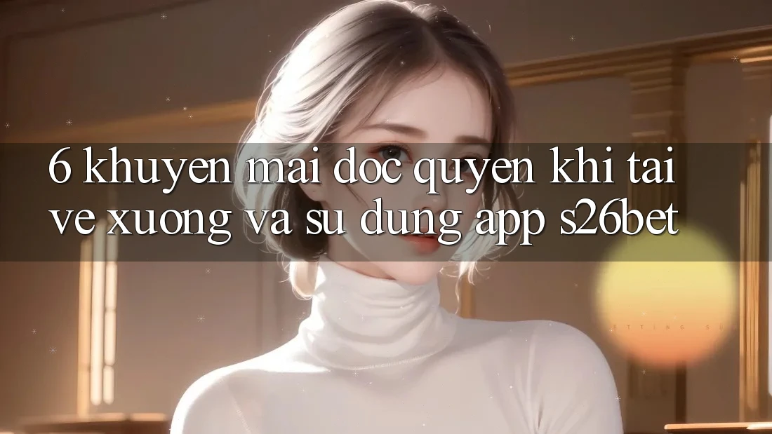 6. Khuyến Mãi Độc Quyền Khi Tải về xuống Và Sử Dụng App S26bet