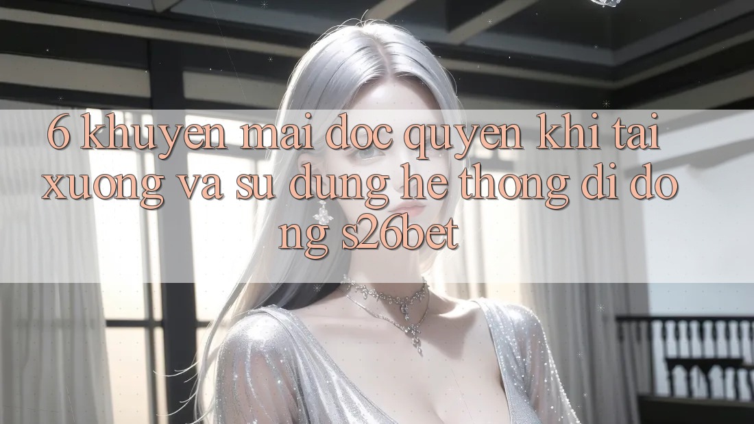 6. Khuyến Mãi Độc Quyền Khi Tải xuống Và Sử Dụng Hệ thống di động S26bet