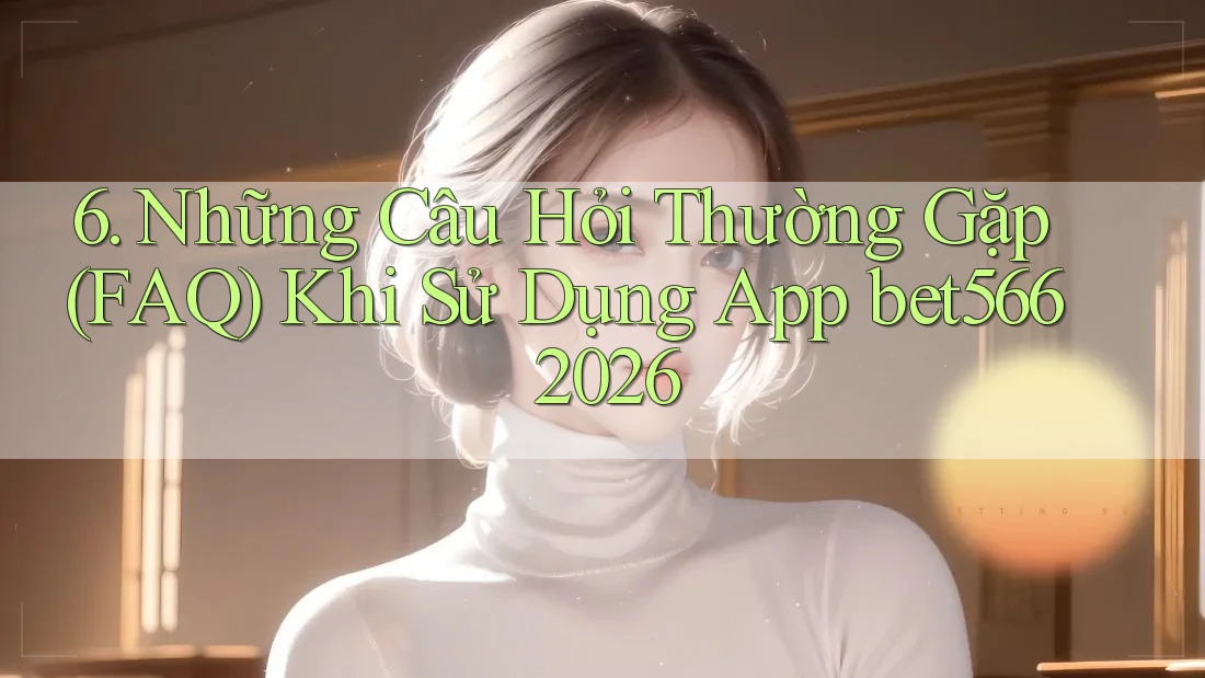 6. Những Câu Hỏi Thường Gặp (FAQ) Khi Sử Dụng App bet566 2026