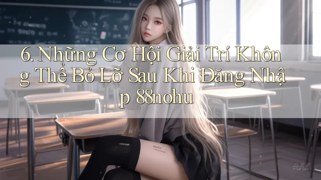 6. Những Cơ Hội Giải Trí Không Thể Bỏ Lỡ Sau Khi Đăng Nhập 88nohu