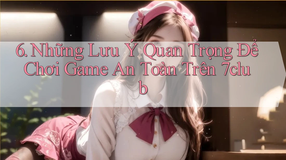 6. Những Lưu Ý Quan Trọng Để Chơi Game An Toàn Trên 7club