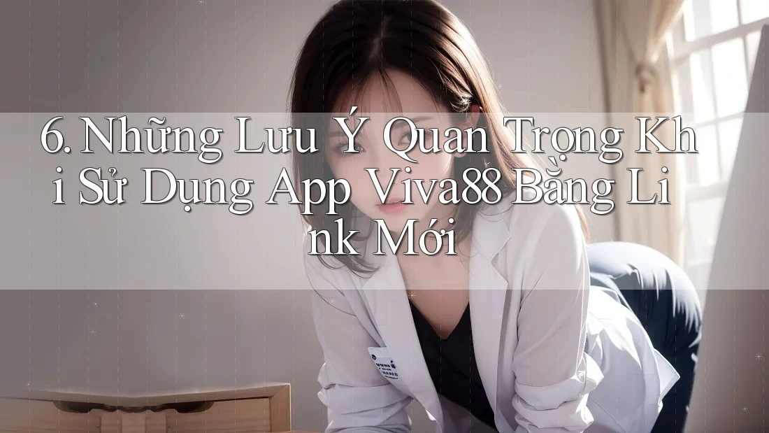 6. Những Lưu Ý Quan Trọng Khi Sử Dụng App Viva88 Bằng Link Mới