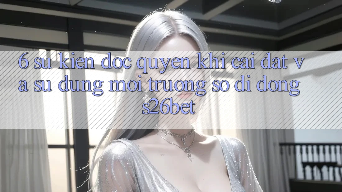 6. Sự kiện Độc Quyền Khi Cài Đặt Và Sử Dụng Môi trường số di động S26bet
