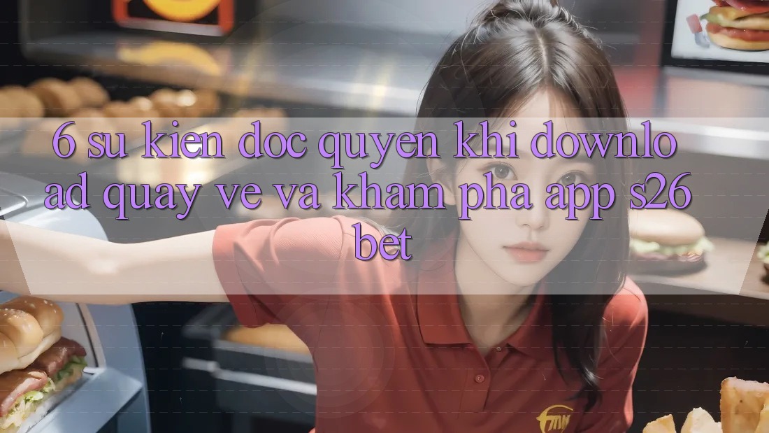 6. Sự kiện Độc Quyền Khi Download quay về Và Khám phá App S26bet