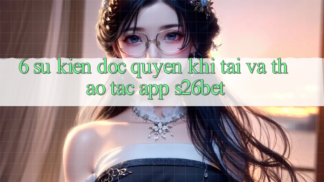 6. Sự kiện Độc Quyền Khi Tải Và Thao tác App S26bet 6. Sự kiện Độc Quyền Khi Tải Và Thao tác App S26bet