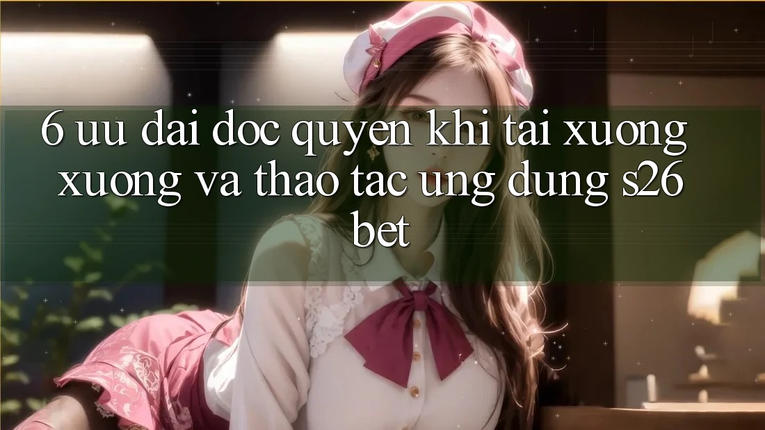 6. Ưu đãi Độc Quyền Khi Tải xuống xuống Và Thao tác Ứng dụng S26bet