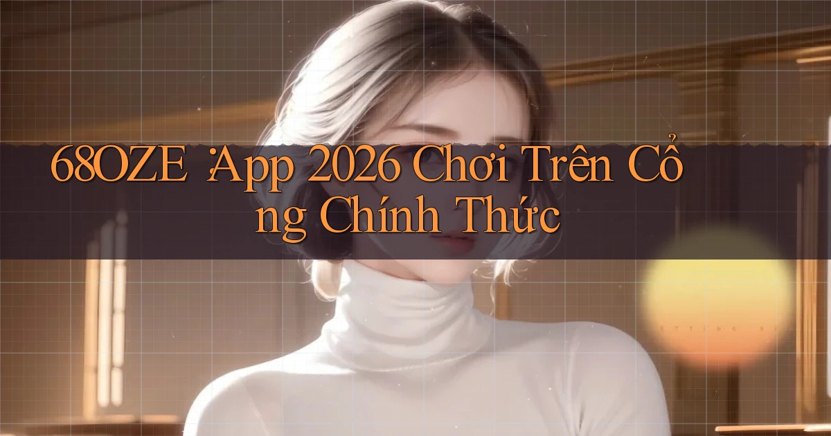 68oze： App 2026 Chơi Trên Cổng Chính Thức