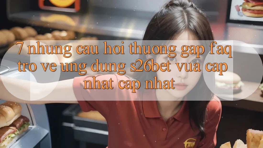 7. Những Câu Hỏi Thường Gặp (FAQ) Trở về Ứng dụng S26bet Vừa cập nhật Cập Nhật