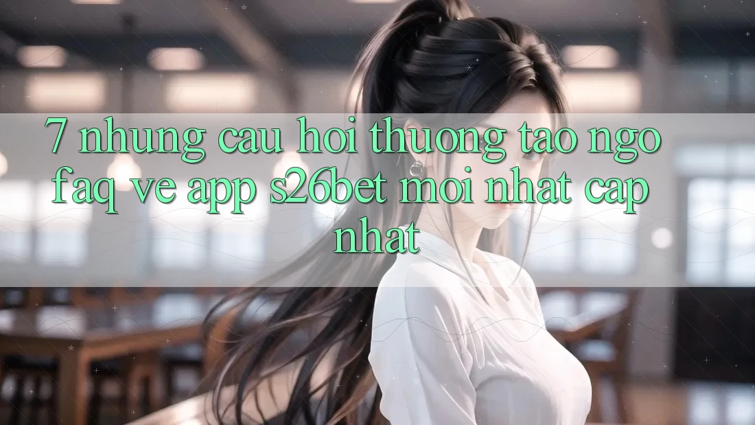 7. Những Câu Hỏi Thường Tao ngộ (FAQ) Về App S26bet Mới nhất Cập Nhật 7. Những Câu Hỏi Thường Tao ngộ (FAQ) Về App S26bet Mới nhất Cập Nhật