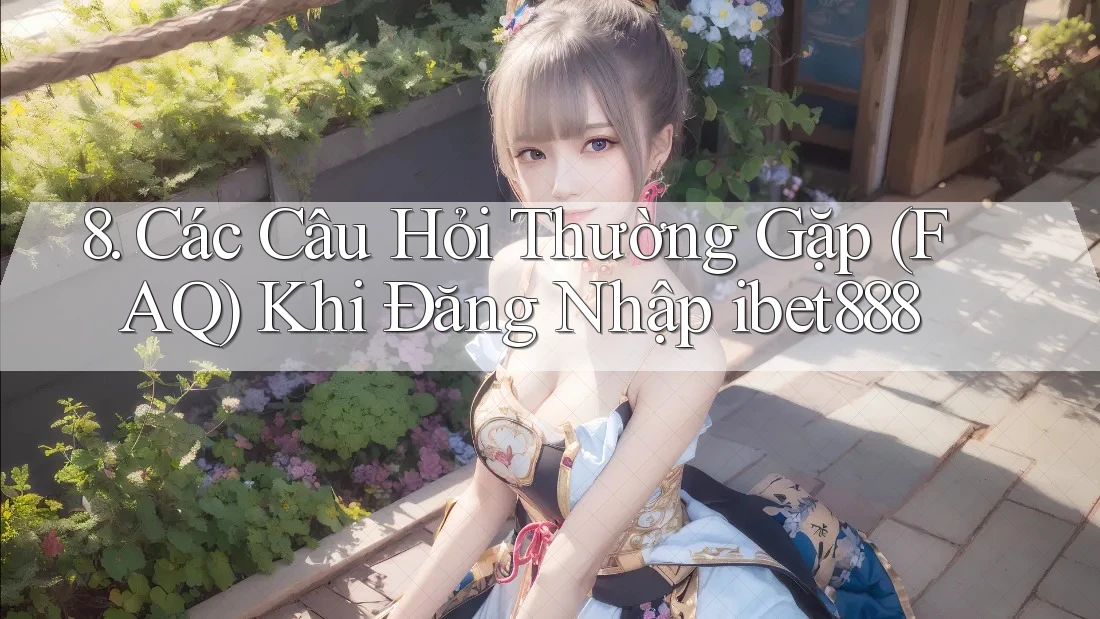 8. Các Câu Hỏi Thường Gặp (FAQ) Khi Đăng Nhập ibet888 8. Các Câu Hỏi Thường Gặp (FAQ) Khi Đăng Nhập ibet888